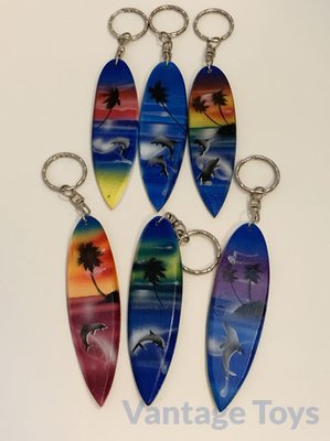Surfboard Keychains