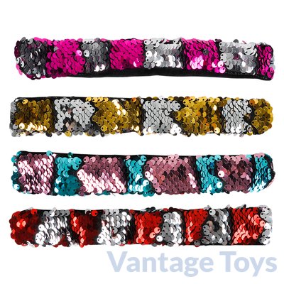 Mermaid Sequin Slap Bracelet