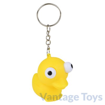 Popping Eye Animal Keychain
