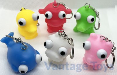 Popping Eye Animal Keychain