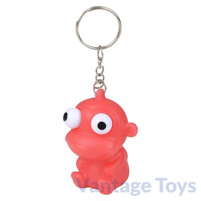 Popping Eye Animal Keychain