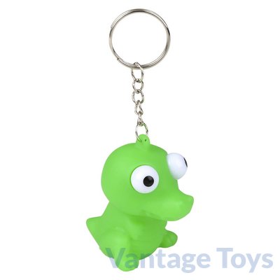 Popping Eye Animal Keychain