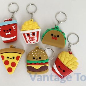 Fast Food Keychain